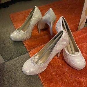 White heels - wedding shoes